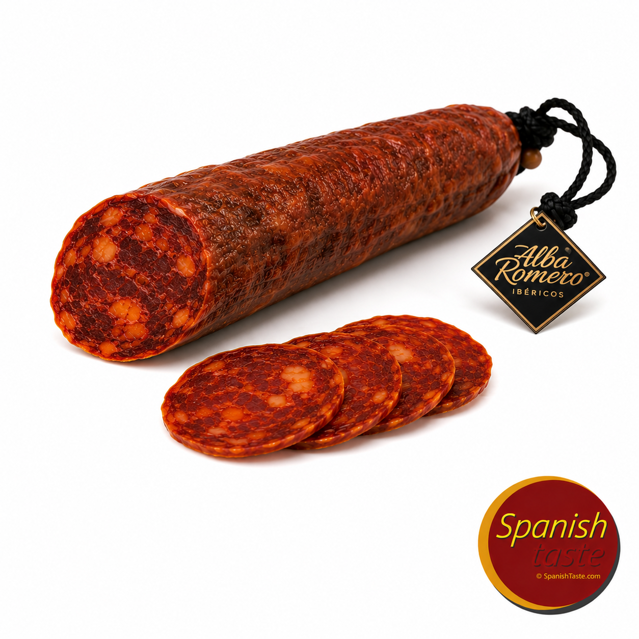 Chorizo ibérique Bellota 500gr Romero